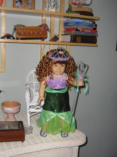 A lovely mermaid doll